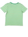 T-shirt MC vert à rayures H&M taille 4-6 ans
