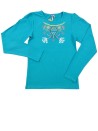 T-shirt ML turquoise etnic ORCHESTRA taille 12 ans