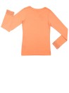 T-shirt ML orange flocons croix ORCHESTRA taille 12 ans