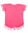 T-shirt MC fuchsia cheval SAMA taille 10 ans