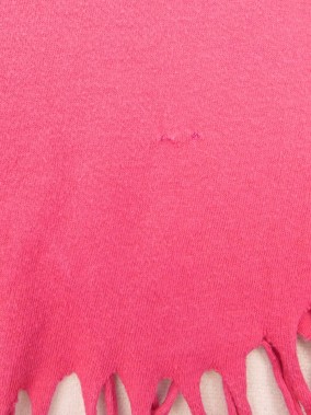 T-shirt MC fuchsia cheval SAMA taille 10 ans