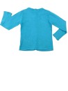 Gilet turquoise cœur paillette IN EXTENSO taille 8 ans