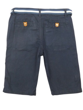 Short bleu marine ceinture TISSAIA taille 8 ans