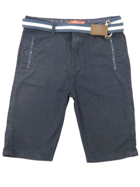 Short bleu marine ceinture...