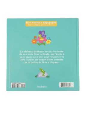Livre mon premier abécédaire Le B avec Balthazar HACHETTE