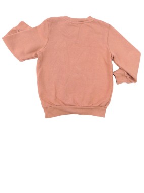 Sweat rose home sweet LUPILU taille 86-92cm