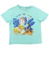 T-shirt MC bleu Pat Patrouille feuilles NICKELODEON taille 4 ans
