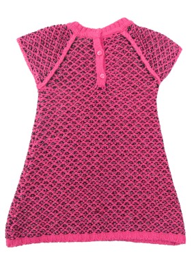 Robe MC pull noir fuchsia argent ORCHESTRA taille 23 mois