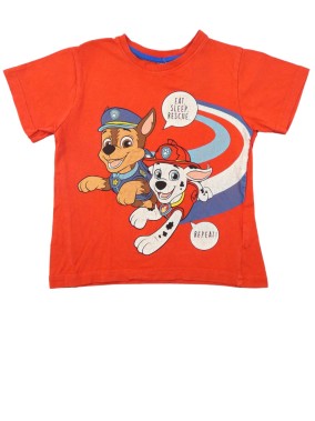 T-shirt MC rouge repeat Pat...