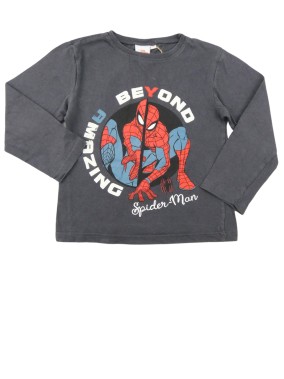 T-shirt ML gris Spiderman...