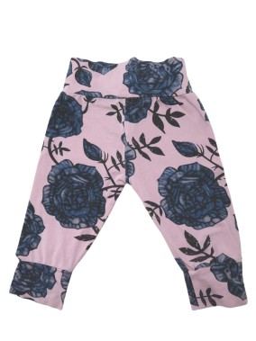 Pantalon fleurs roses taille 9 mois