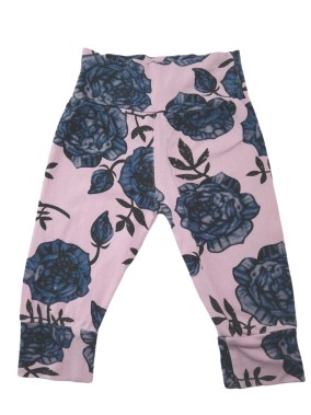Pantalon fleurs roses...