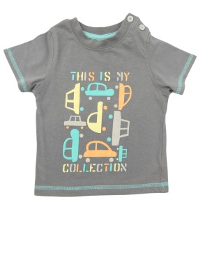 T-shirt MC gris voitures...