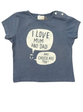 T-shirt MC gris mum dad...