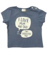 T-shirt MC gris mum dad KIABI taille 12 mois