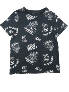 T-shirt MC bleu tortue...