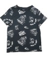 T-shirt MC bleu tortue trotinette KIABI taille 8 ans