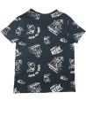 T-shirt MC bleu tortue trotinette KIABI taille 8 ans