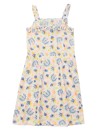 Robe blc fleuri fluo KIABI taille 8 ans