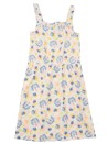 Robe blc fleuri fluo KIABI taille 8 ans