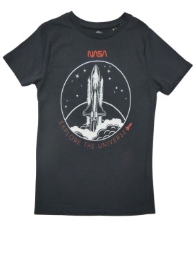 T-shirt MC bleu fusée NASA...