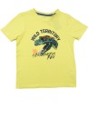 T-shirt MC jaune dino territory LUPILU taille 8 ans