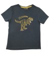 T-shirt MC bleu roarrrr dino NPO taille 8 ans