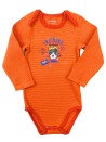 Body ML orange chien ORCHESTRA taille 12 mois