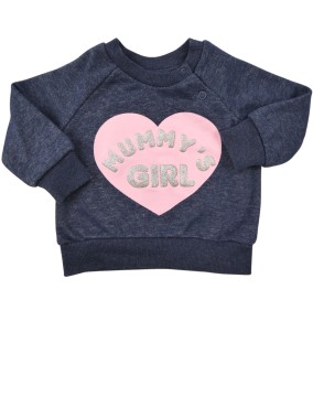 Pull sweat bleu mummy's...