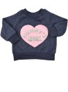 Pull sweat bleu mummy's girl PRIMARK taille 0-3 mois