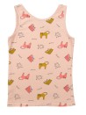 Débardeur rose chats purrfect taille 122-128cm 8 ans