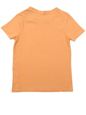 T-shirt MC orange dino squelette KIABI taille 5 ans