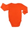 Body orange ML S argent SUPERMAN taille 9 mois
