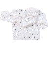 Veste blc à pois noirs KIABI taille 1 mois
