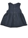 Robe marine pois blc KIABI taille 1 mois