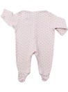 Pyjama rose 1p pois TEX taille 0-1 mois