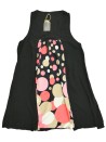 Débardeur noir pois roses taille 40