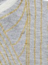 T-shirt MC gris court dorure WOMAN ONLY taille L