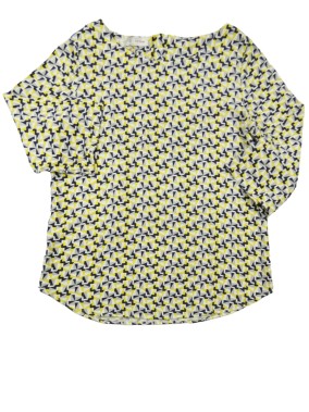 T-shirt MC 3/4 jaune gris...