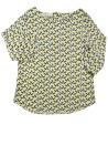 T-shirt MC 3/4 jaune gris marine PROMOD x ELISE CHALMAIN taille 42