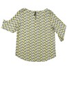 T-shirt MC 3/4 jaune gris marine PROMOD x ELISE CHALMAIN taille 42