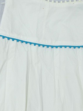 Jupe blanche femmes perles ENJOY taille 42