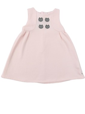 Robe rose chats gris OBAIBI...