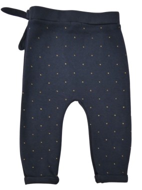 Pantalon marine pois or KIABI taille 18 mois