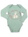 Body ML vert lapin home C&A taille 3 ans 98cm