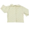 Pyjama 2p beige cœurs roses VERTBAUDET taille 6 mois