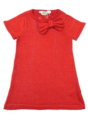 Robe pull rouge brillant...