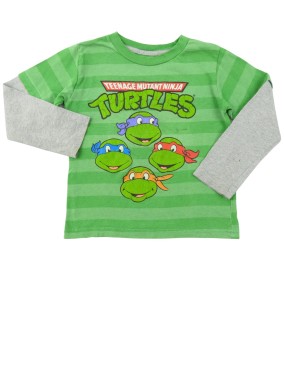 T-shirt ML vert Tortue...
