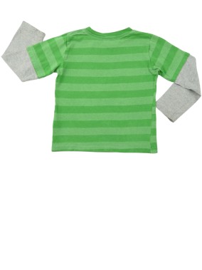 T-shirt ML vert Tortue Ninja mutant NICKELODEON taille 3 ans