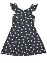 Robe bleue marine pois KIABI taille 8 ans